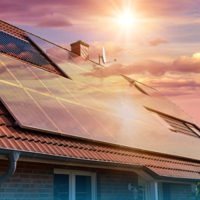 2100W rooftop solar panels